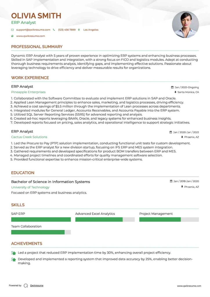 The “Process-Improvement & Reporting Specialist” Resume
