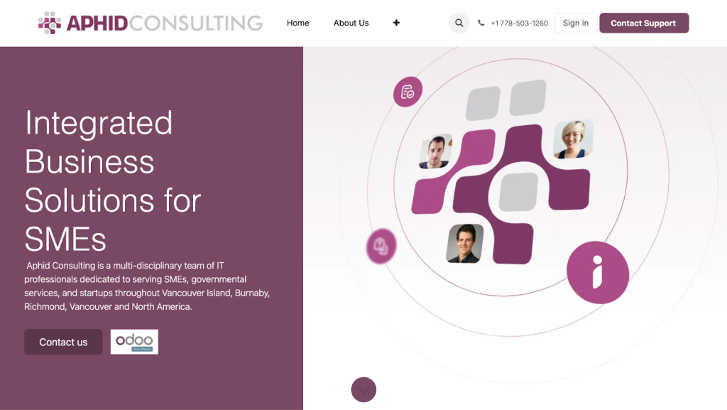 Odoo Development Company in Canada Aphid Consulting