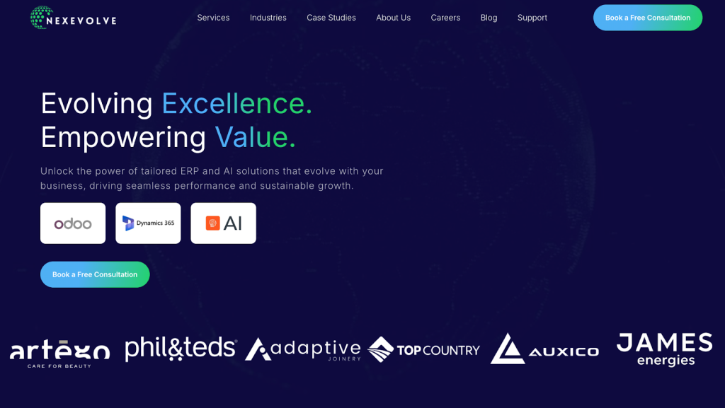 Odoo Development Company in Australia Nexevolve Pty Ltd