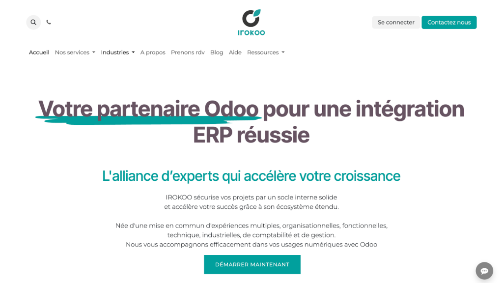 Odoo Development Company in France IROKOO