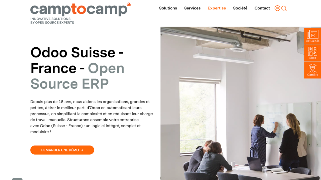 Odoo Development Company in France Camptocamp France SAS