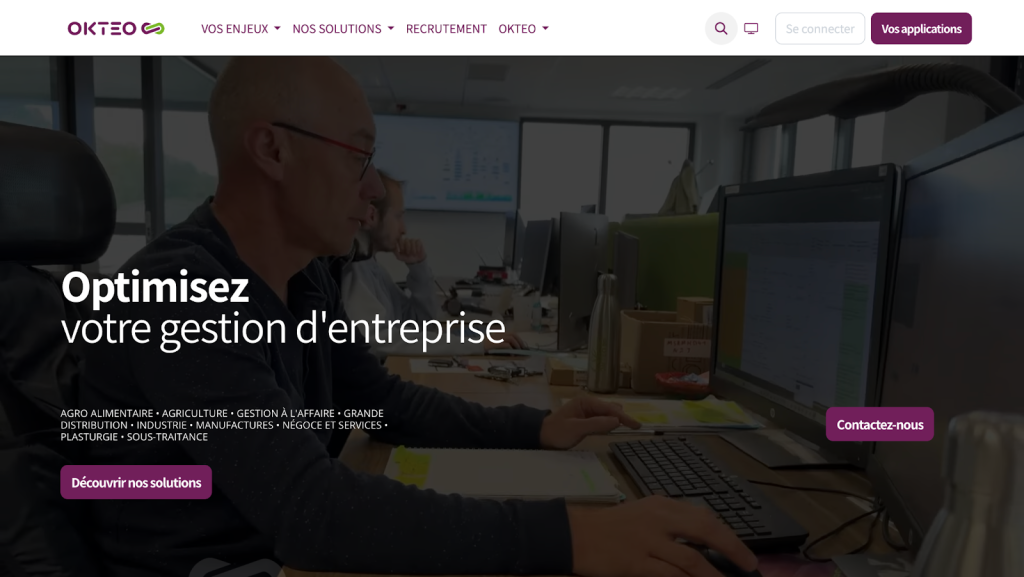 Odoo Development Company in France OKTEO