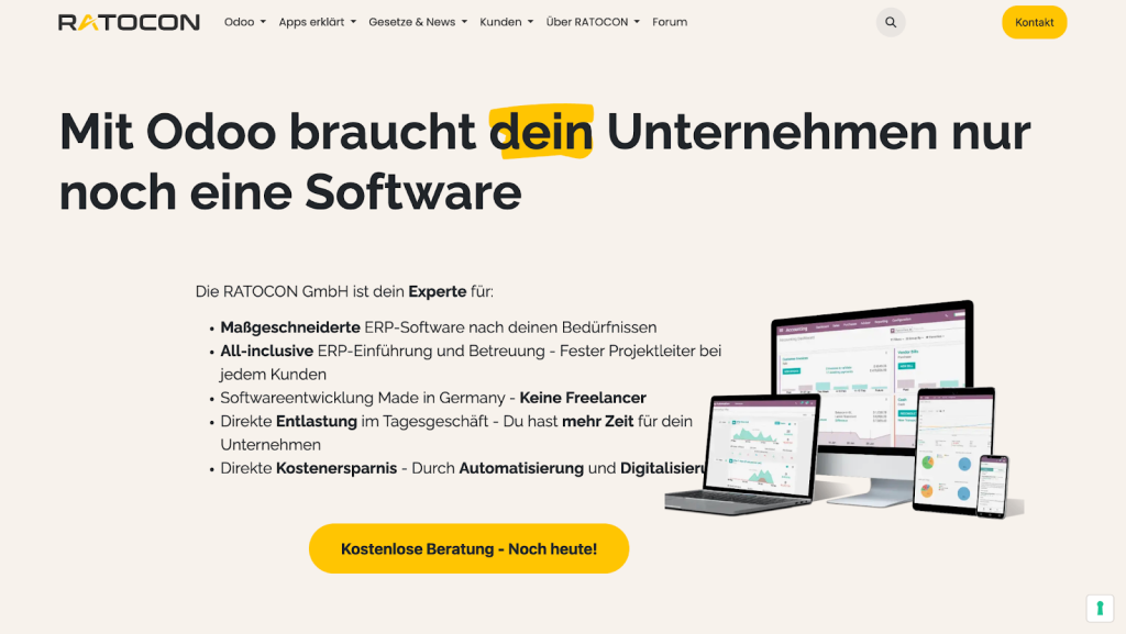 Odoo Development Company in Germany RATOCON GmbH