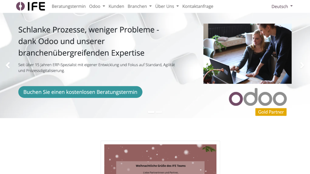 Odoo Development Company in Germany IFE GmbH