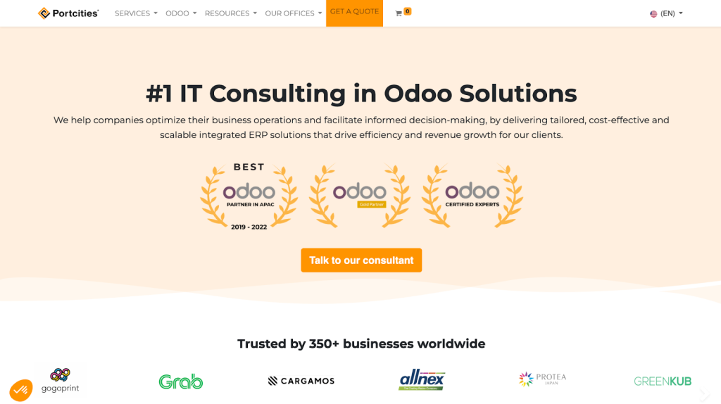 Custom Odoo Development Company Port Cities