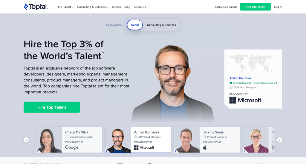Platform to hire Odoo Developers Toptal