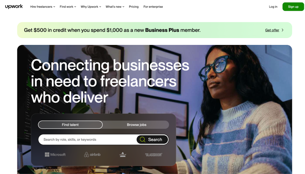 Platform to hire Odoo Developers Upwork Enterprise
