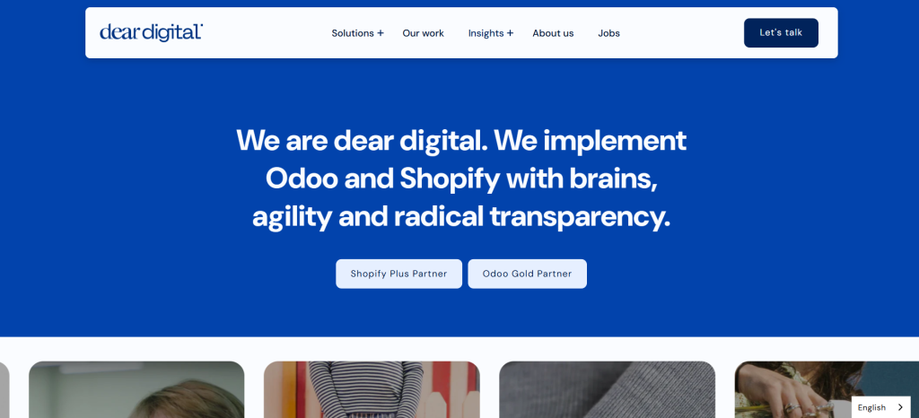 Odoo Development Company dear digital