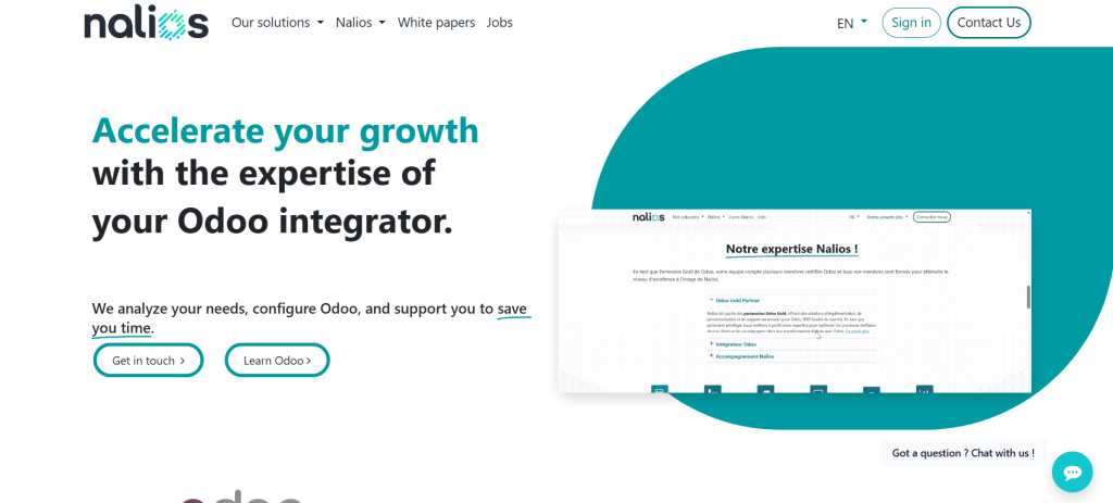 Odoo Development Company Nalios International