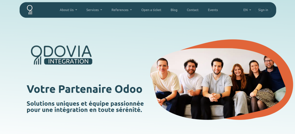Odoo Development Company in Canada Odovia Integration