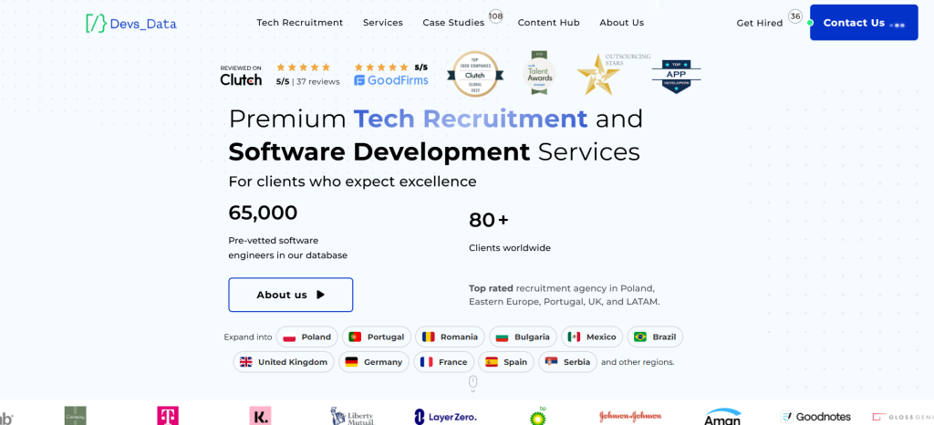 Platform to hire Odoo Developers DevsData