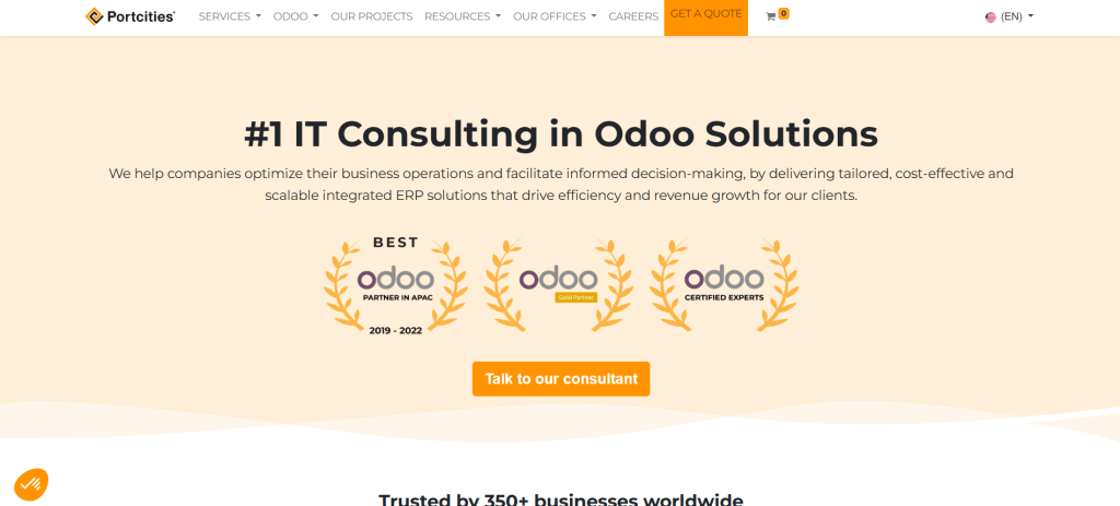 Custom Odoo Development Company Port Cities