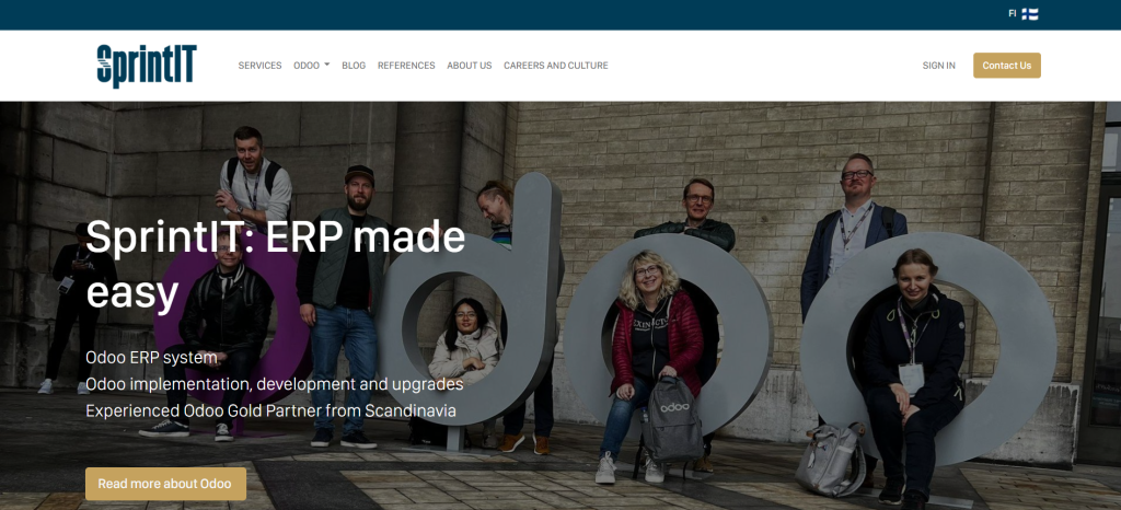Custom Odoo Development Company SprintIT