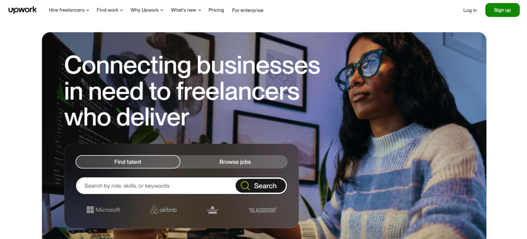 Platform to hire Odoo Developers Upwork Enterprise